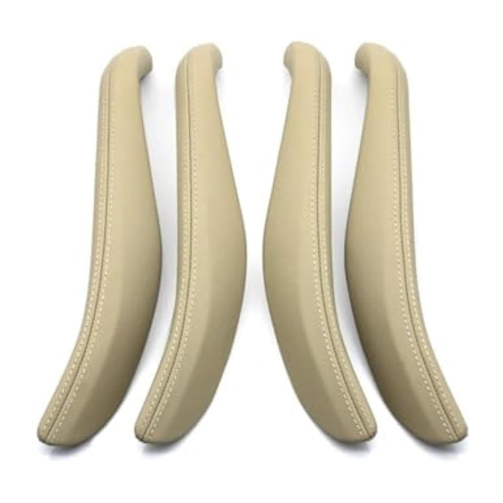 FANGZIQQ for 5 Series G30 G31 M5 F90 2017-2023 Left Right Pull Handle Outer Cover Car Inner Door Handle(Beige 4pcs Set)