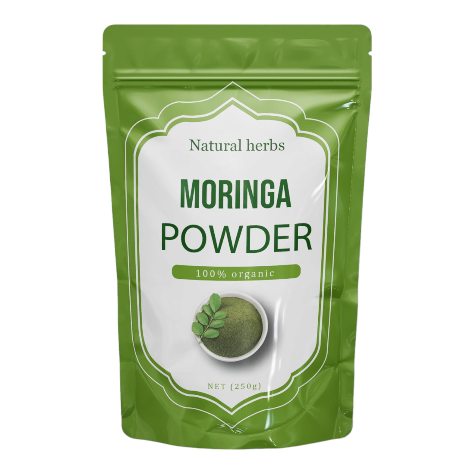 Generic Organic Moringa Leaf Powder, Pure & Natural, Perfect for Moringa Tea, Smoothies & Recipes, Enhance Your Recipes & Health, Versatile Benefits,