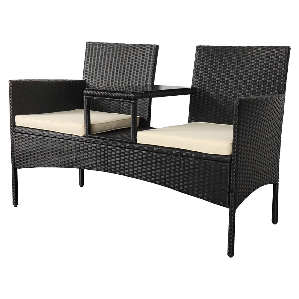 Rattan Loveseat