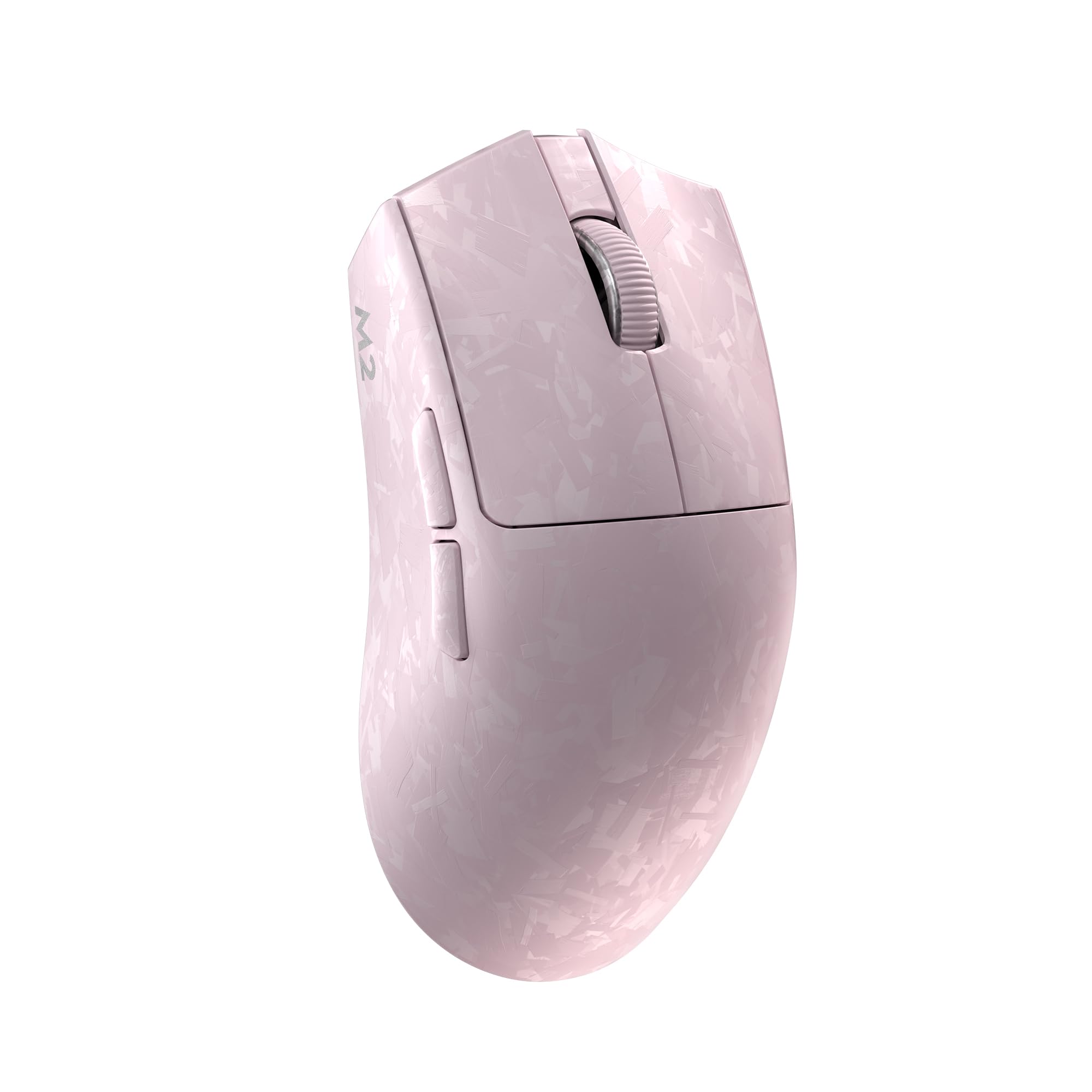 YUNZII M2 Dual 8K Wireless Gaming Mouse, PAW3395, 6-Level DPI(Pink) | Carbon Fiber Texture; Up to 30000 DPI; 63g Ultra-Lightweight; Software and Web Customization; Wired/BT/2.4GHz; 500mAh Battery-image-16