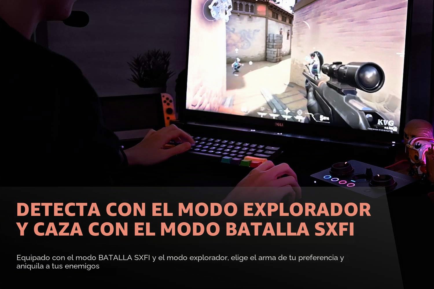 Creative - Tarjeta de Sonido USB Sound Blaster GC7 Next Gen Gaming