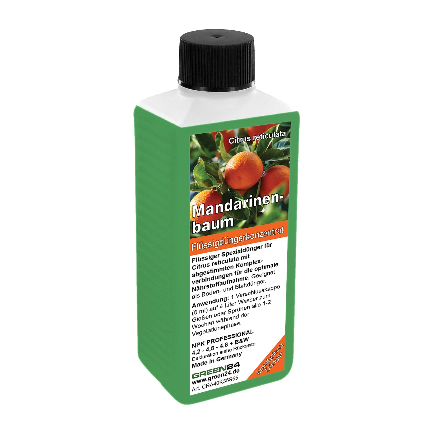 Mandarinenbaum-Dnger  Citrus reticulata Mandarienen Flssigdnger fr  ppiges Wachstum und Frchte 250 ml : Amazon.de: Garten