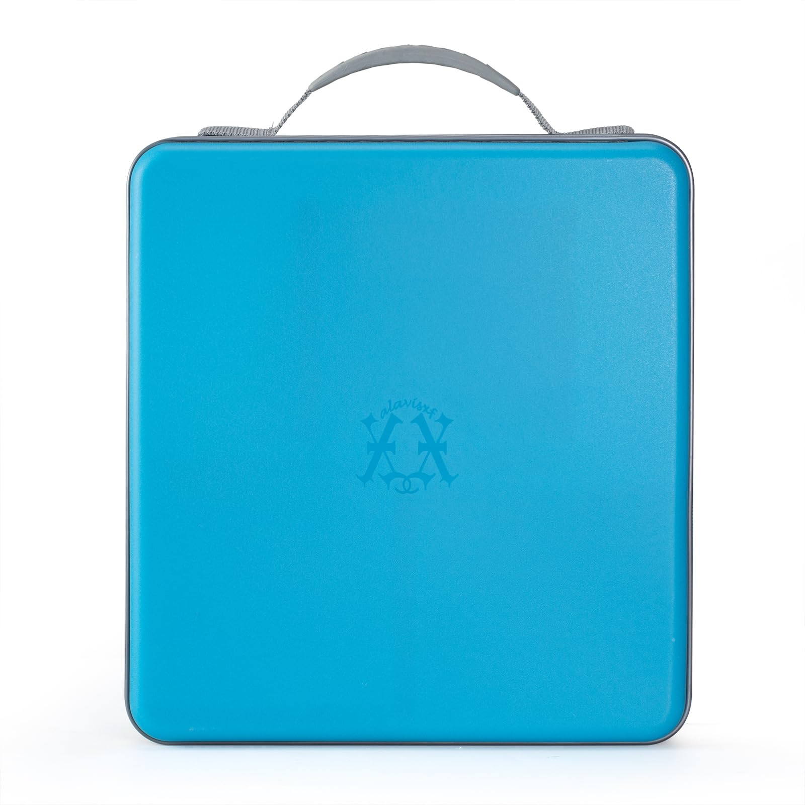 alavisxf xx CD Case, 224 Capacity Hard Plastic CD DVD Case Holder, Portable Large Capacity Disc Storage Organizer Holder for Car, Home, Travel (Sky