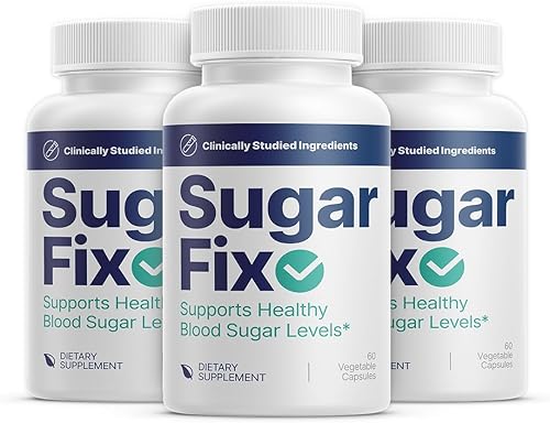 SugarFix Suplemento natural para apoyar el azúcar en la sangre - Mezcla de hierbas con 11 extractos a base de plantas - Promueve la salud metabólica