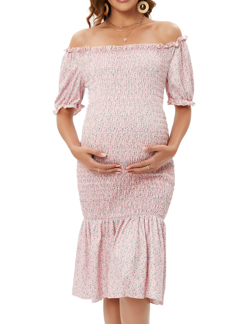 Robe de maternité pour fêter l'arrivée de bébé avec élégance - 6