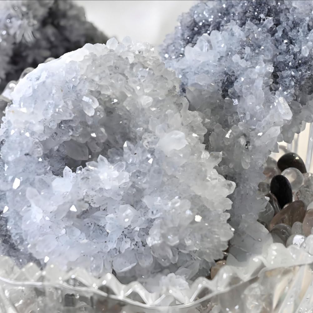 Fluorite Crystal Cluster Raw Polished Stone for Home Office Desk Decor,200~300g