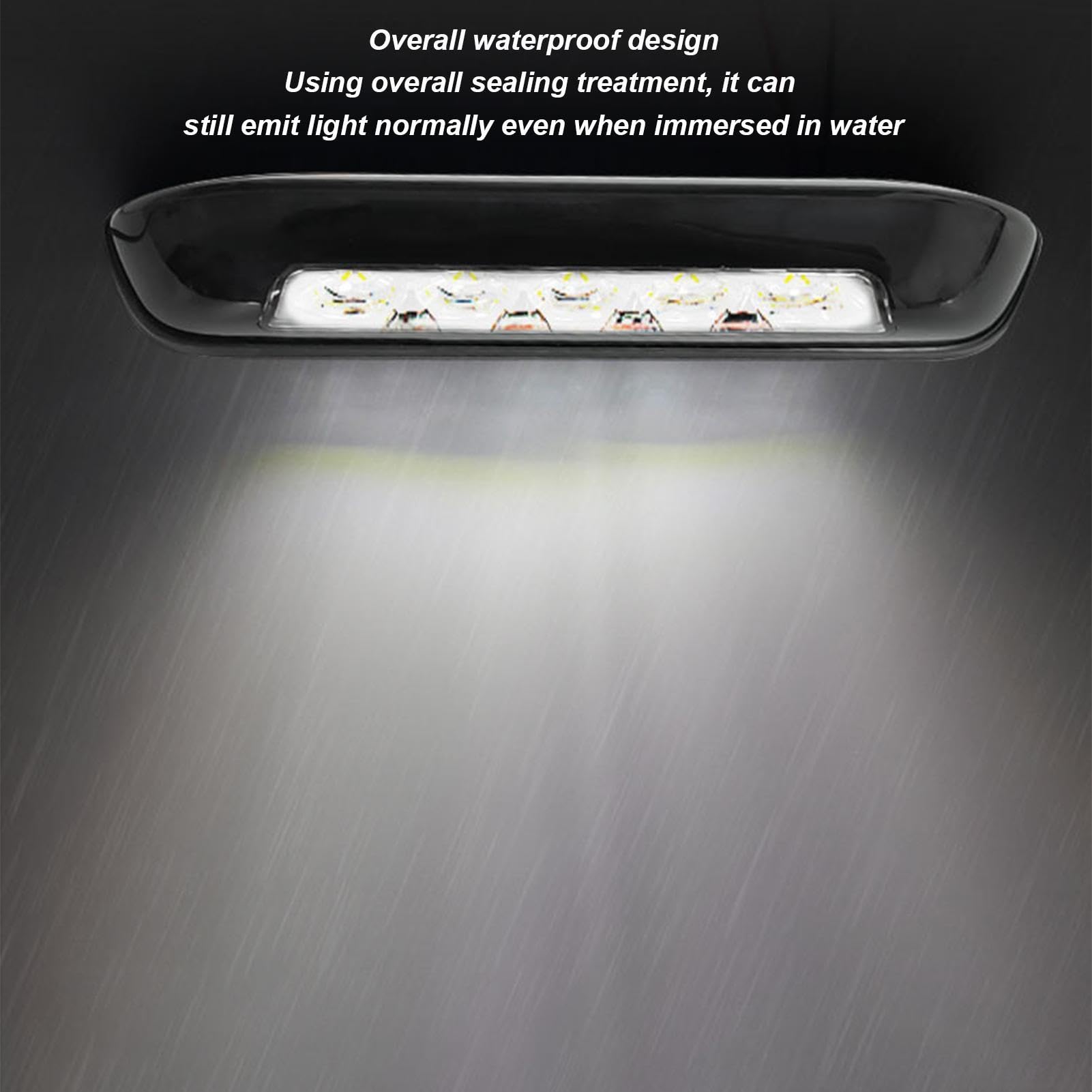 Lampes pour auvents pour véhicules de loisirs - Spots imperméables de 12 cm, lumière pour escaliers de patio, remplacement de LED extérieur | Éclairage pour véhicules récréatifs, accès