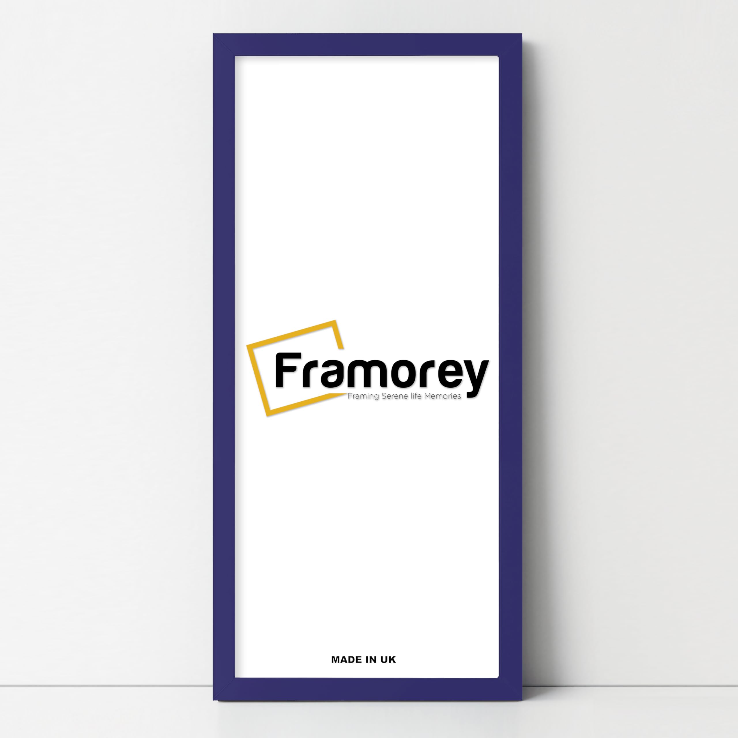 FRAMOREY Purple Wood Effect Frame, Panorama Style Picture Frame, 12x9 Inch Size Wall Art Hanging Photo Frame, Home Decor Frame, Best Picture Frame For Gifts