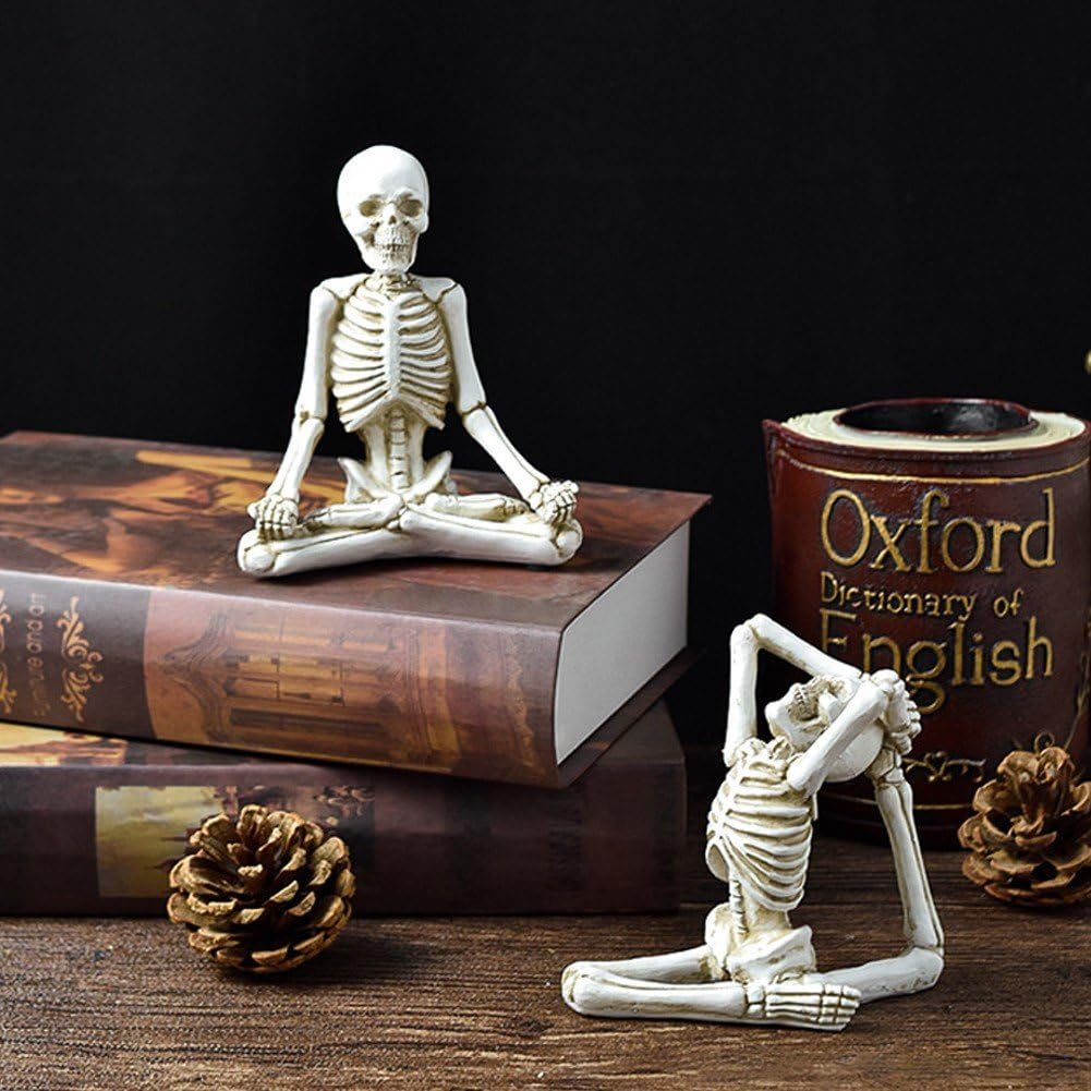 Amazon.co.jp: ヨガスカルスケルトン 髑髏 ドクロ ゴースト スケルトン