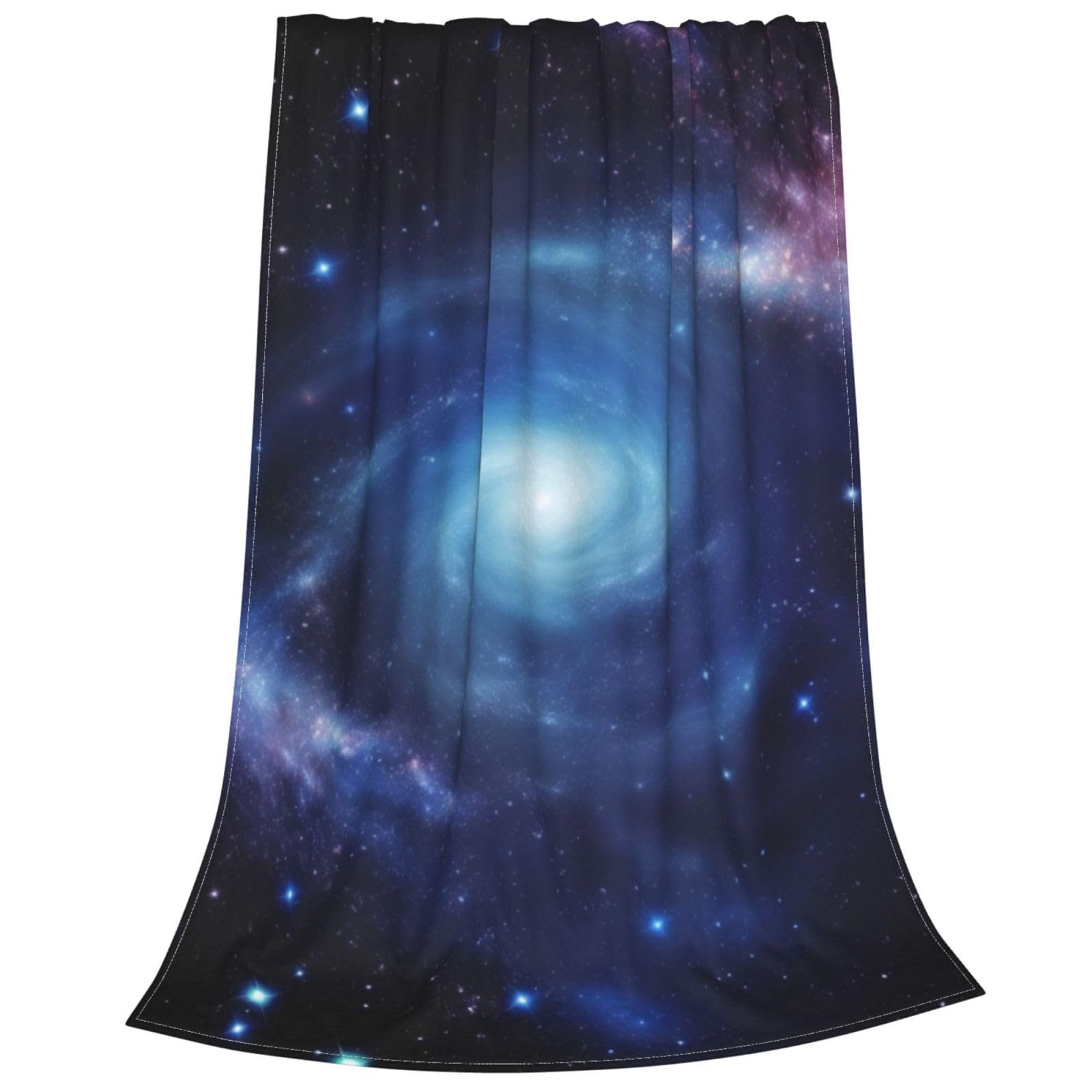 Decke, Galaxie-Druck, warme Flanelldecke/Decke, Bettüberwurf für Schlafzimmer/Bettwäsche 150 x 200 cm