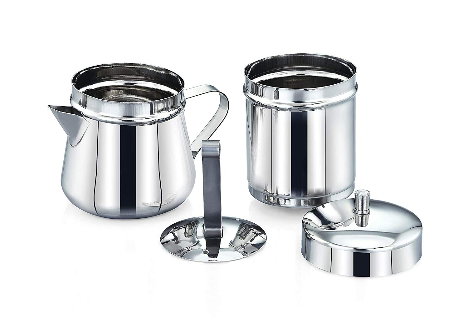 Expresso Stainless Steel South Indian Filter Coffee Maker, Tea Pot/Coffee Kettle (300 Ml)