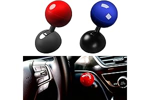 Automotive One-Touch Starter Button Cover 2-Pack: Adorn Your Vehicle's Interior