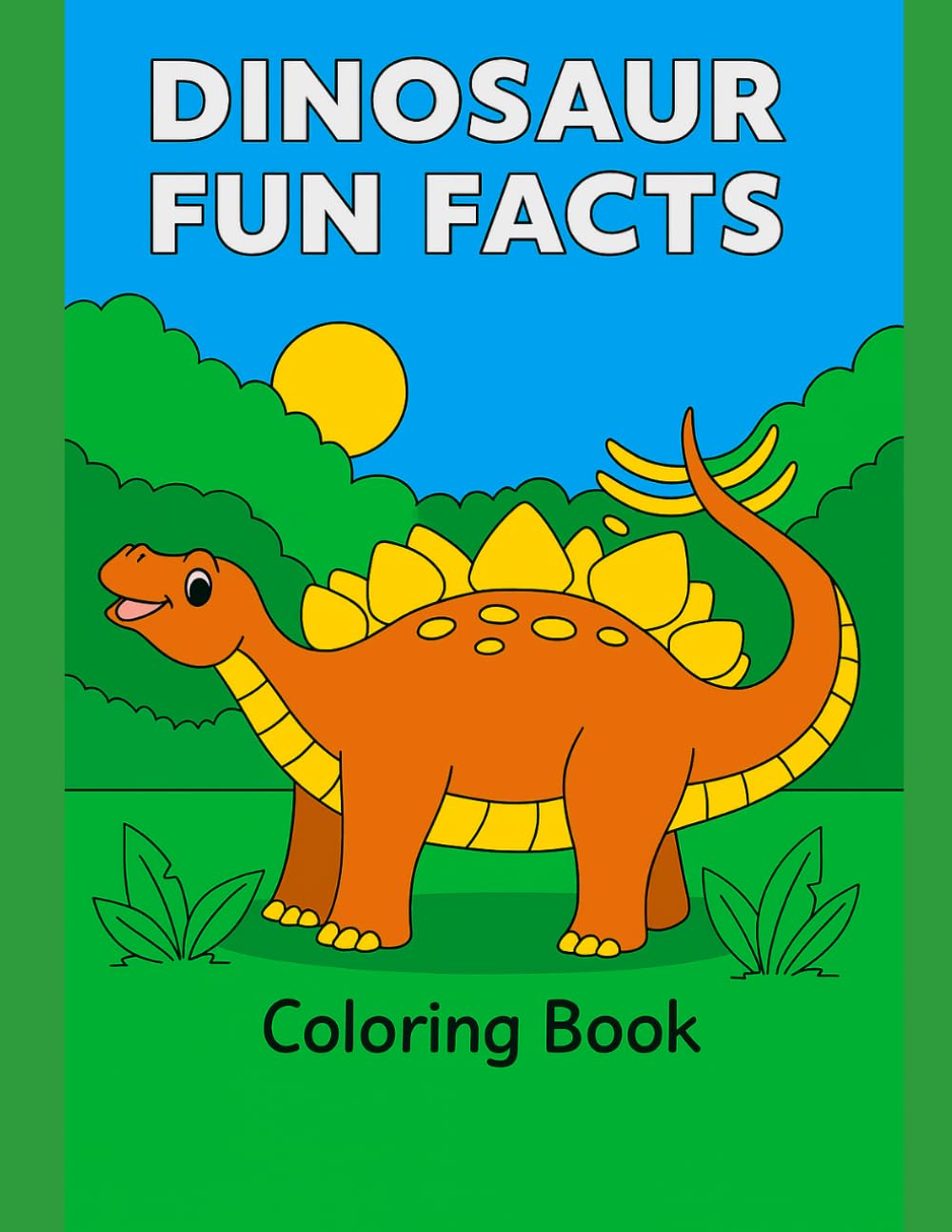 Dinosaur - Fun Facts: Coloring Book