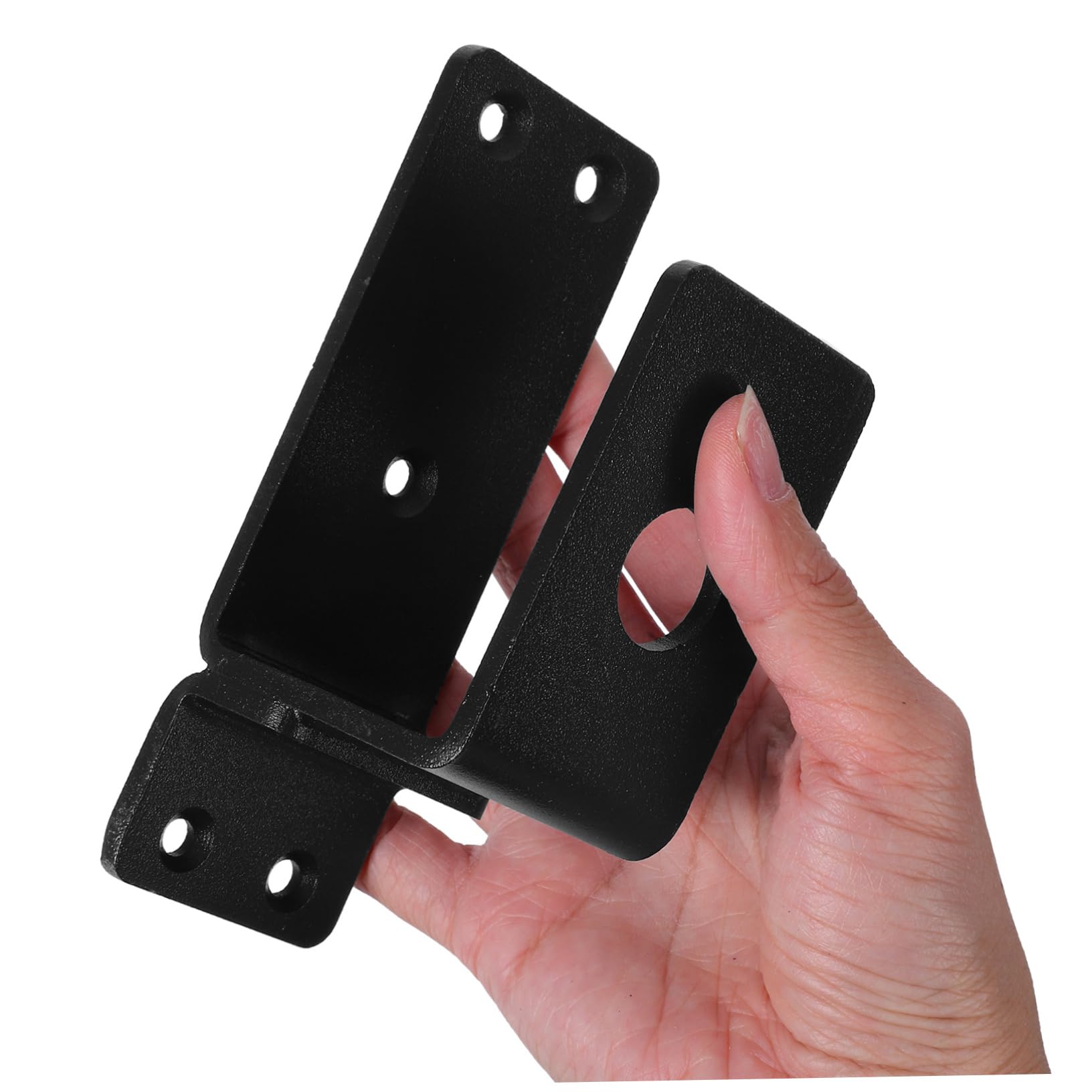 Support de Barre de Porte Robuste en Acier au Carbone, Modèle en U, pour Sécurité Renforcée la Maison Appartement