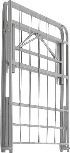 Miniatura 13 de Mantua - Base de cama de plataforma prémium en color plateado, reemplaza el somier y la base de cama