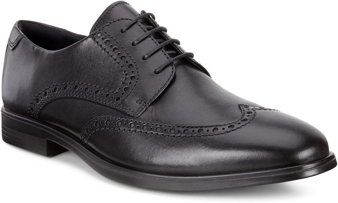 ECCO Ecco Lisbon, Brogues Mens 10.5 UK Black Black 1001