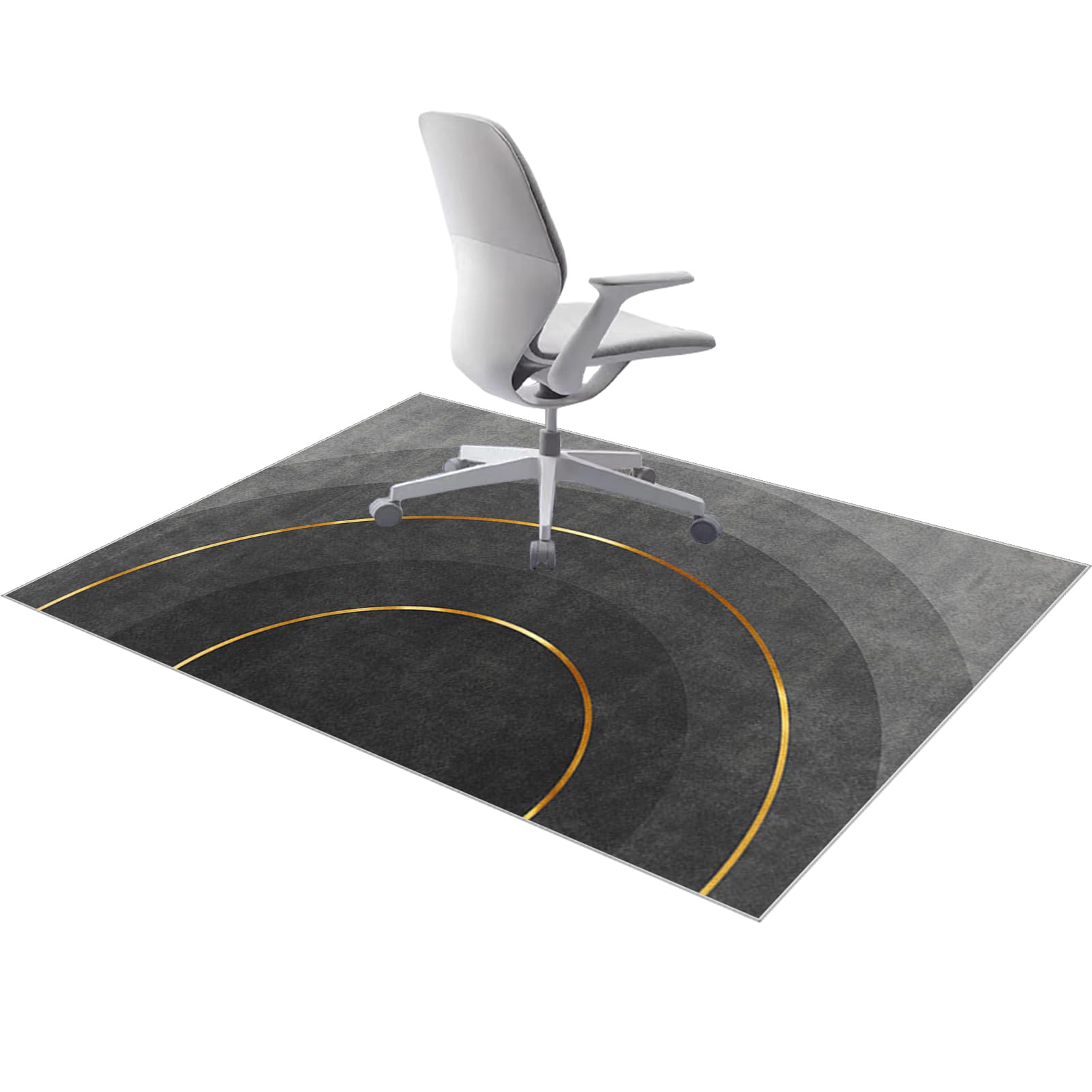 Tehocwiz Office Chair Mat for Hardwood Floor, Floor Protector Mat, Non Slip Floor Mat for Office Gaming Chair, Chair Rolling Mat, Desk Chair Mat for wooden Floors 150 x 180 cm