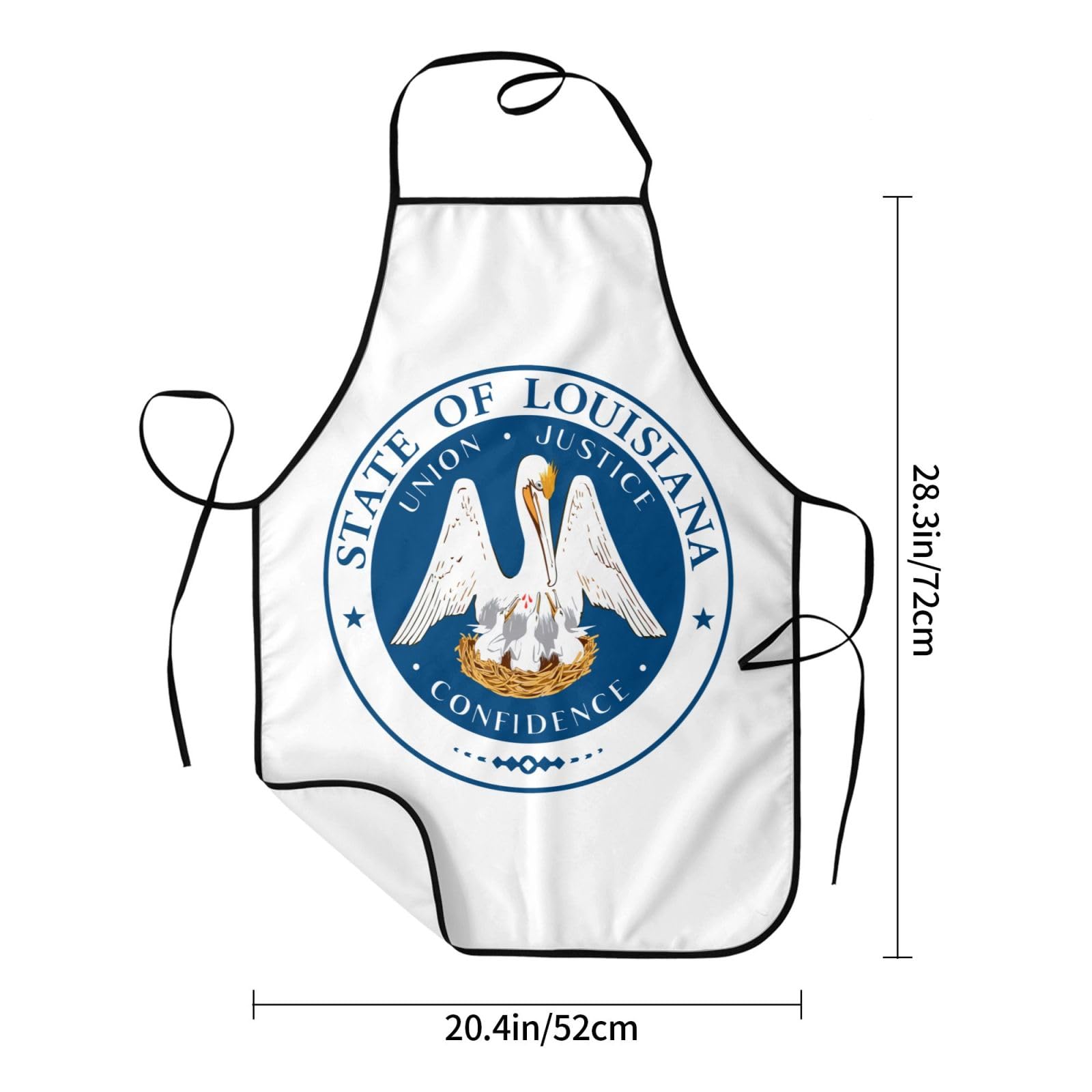 Tablier de cuisine unisexe avec drapeau et carte du Maine, doux et confortable pour homme et femme