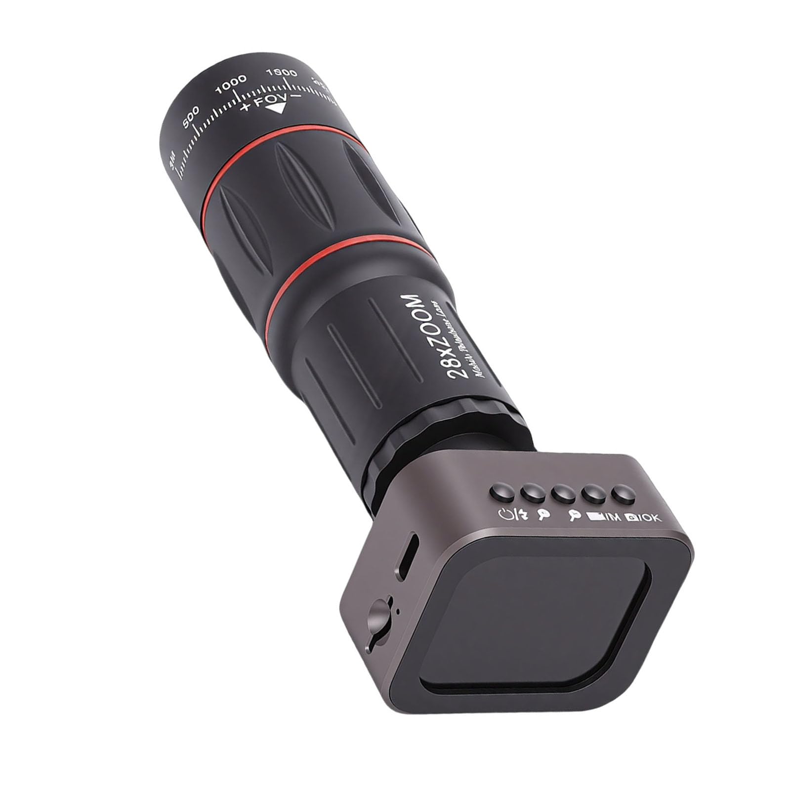 Generic Telecamera Monoculare con Teleobiettivo 18X, Compatta e Leggera, Registrazione Video HD per Birdwatching, Escursionismo, Viaggi Avventurosi
