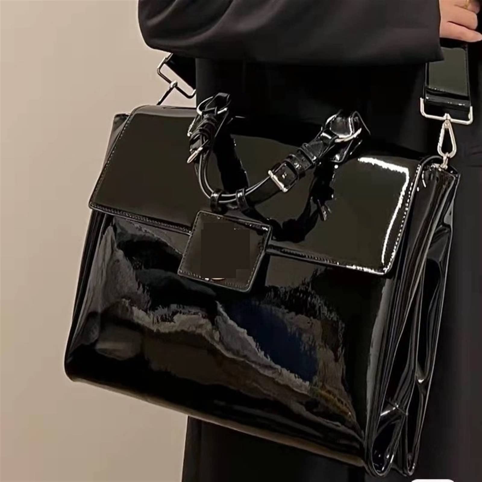 Damska torba robocza teczka skórzana torba na laptopa na ramię damska duża pojemność listonoszka duże torebki