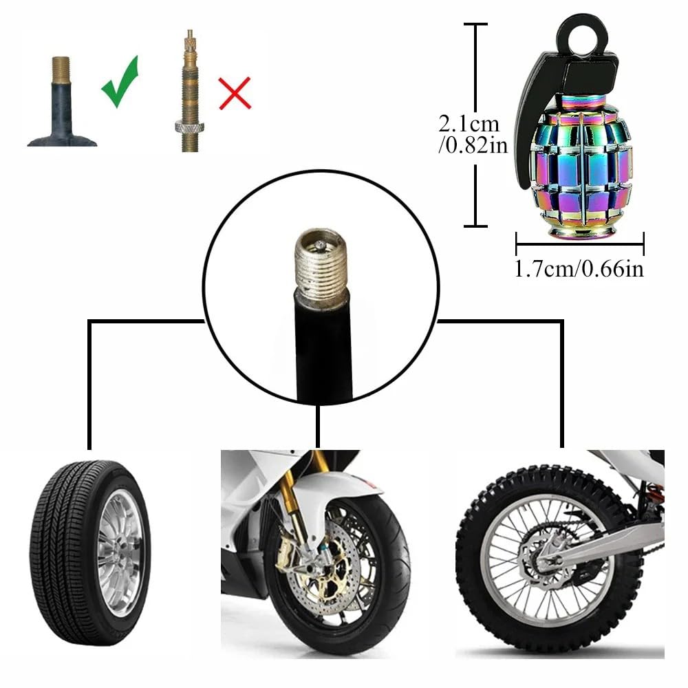 Bouchons Valve Pneus 20 Bouchons De Valve Pour Pneus - Plastique Avec Joint étanche Pour Voiture, Moto, Vélo Accessoire Auto Moto