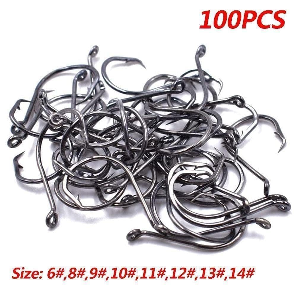 Ami Cerchio In-Line Mustad 20/0 - Mostro Per Squalo, Tonno E Ippoglosso (5 Pezzi)