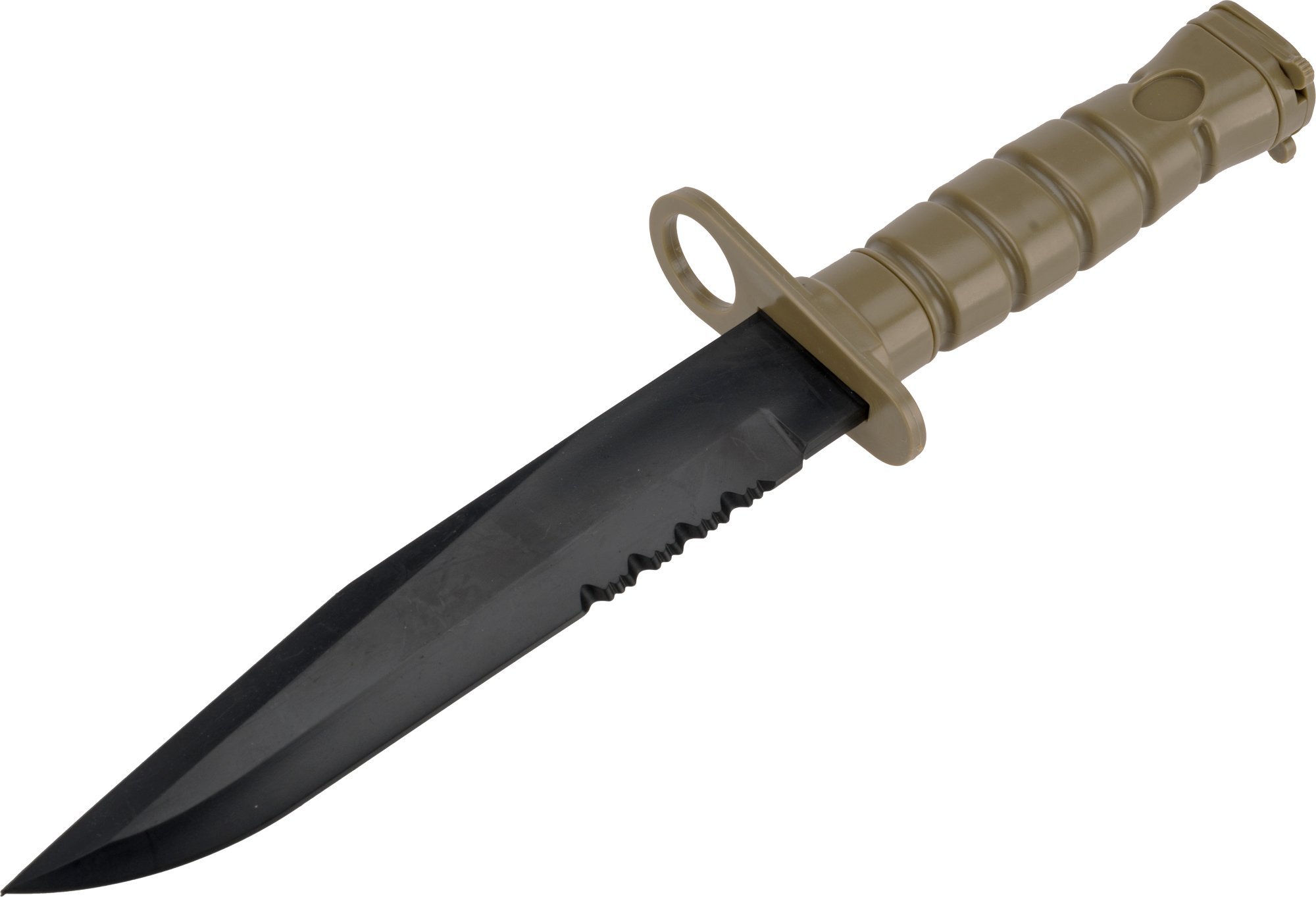 Evike - S&T M10 Style Rubber Practice Bayonet (Color: Tan)-image-48