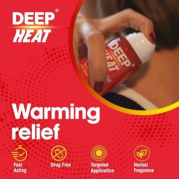 Deep Heat Muscle Rescue Heat Spray, Fast Acting, Soothing Relief, 72.5 ml (Pack of 1)