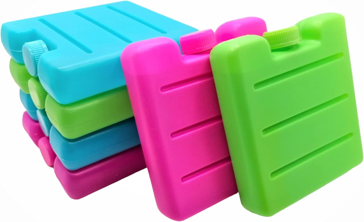 Pack of 3/6 Small Mini Freezer Blocks Ice Packs For Cool Bags Lunch Box Camping Picnic Travel Caravan