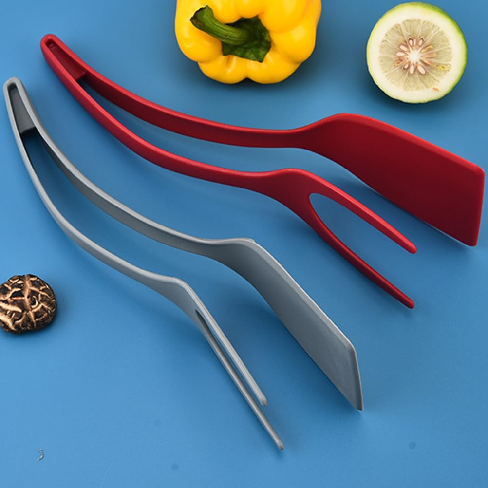 Pinza Spatola 2 In 1 Per Cucina – Gira E Impugna, Per Pancake, Pesce, Frittate E Bistecche - 2