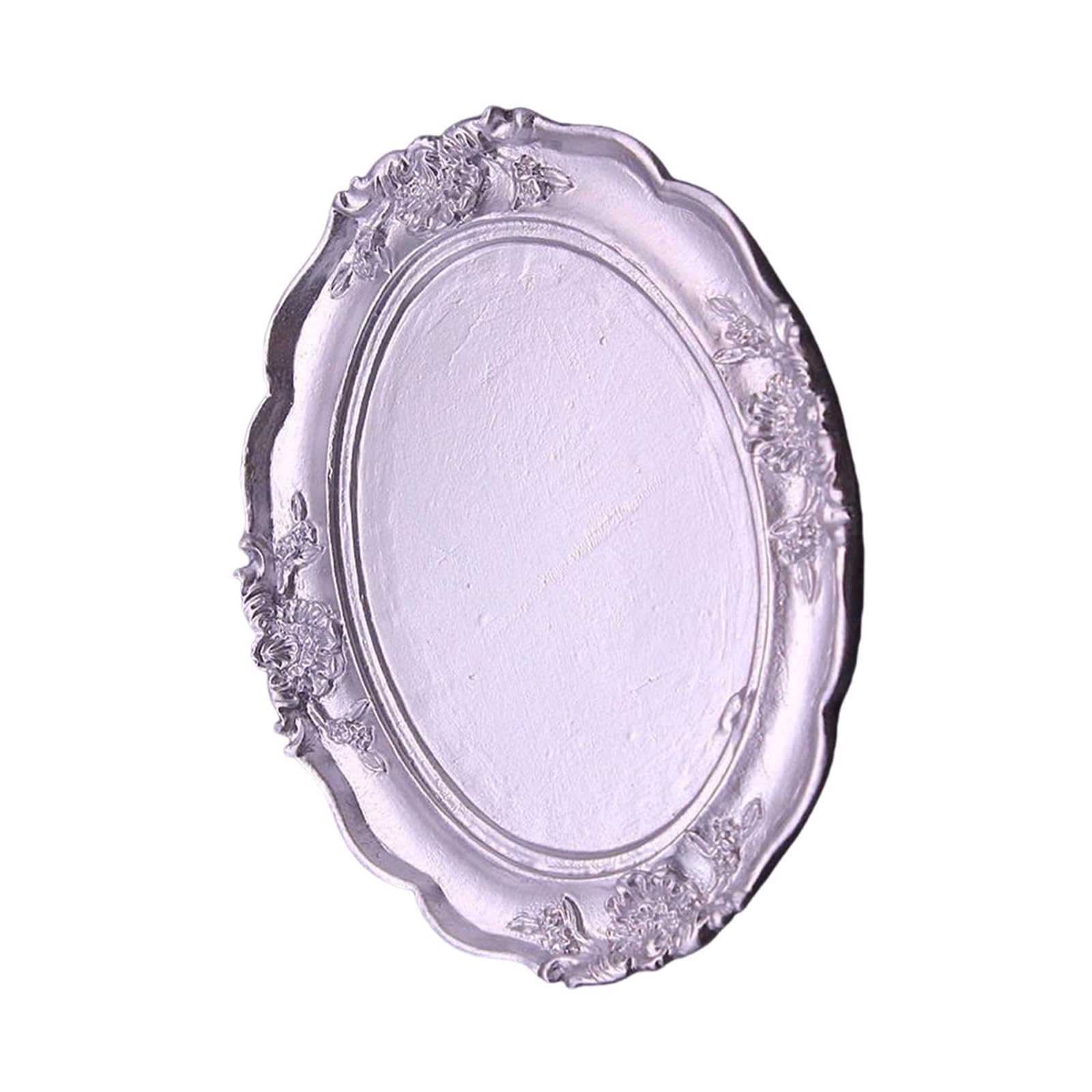Msioytog Resin Organiser Tray for Jewelry Watches Keys Surfaces Storage Container for Accessories Portable Resin Jewelry Tray