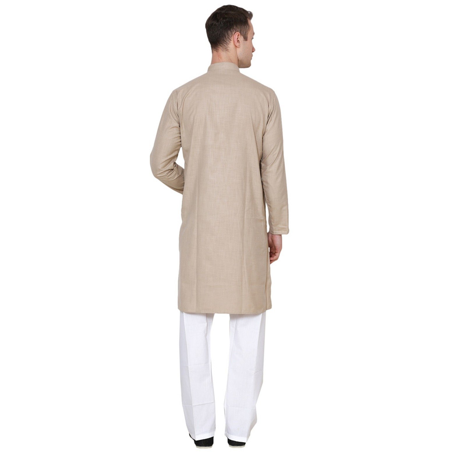 Traje Kurta Pajama de Algodón Wondercraft: Alta Sastrería Tradicional India 3
