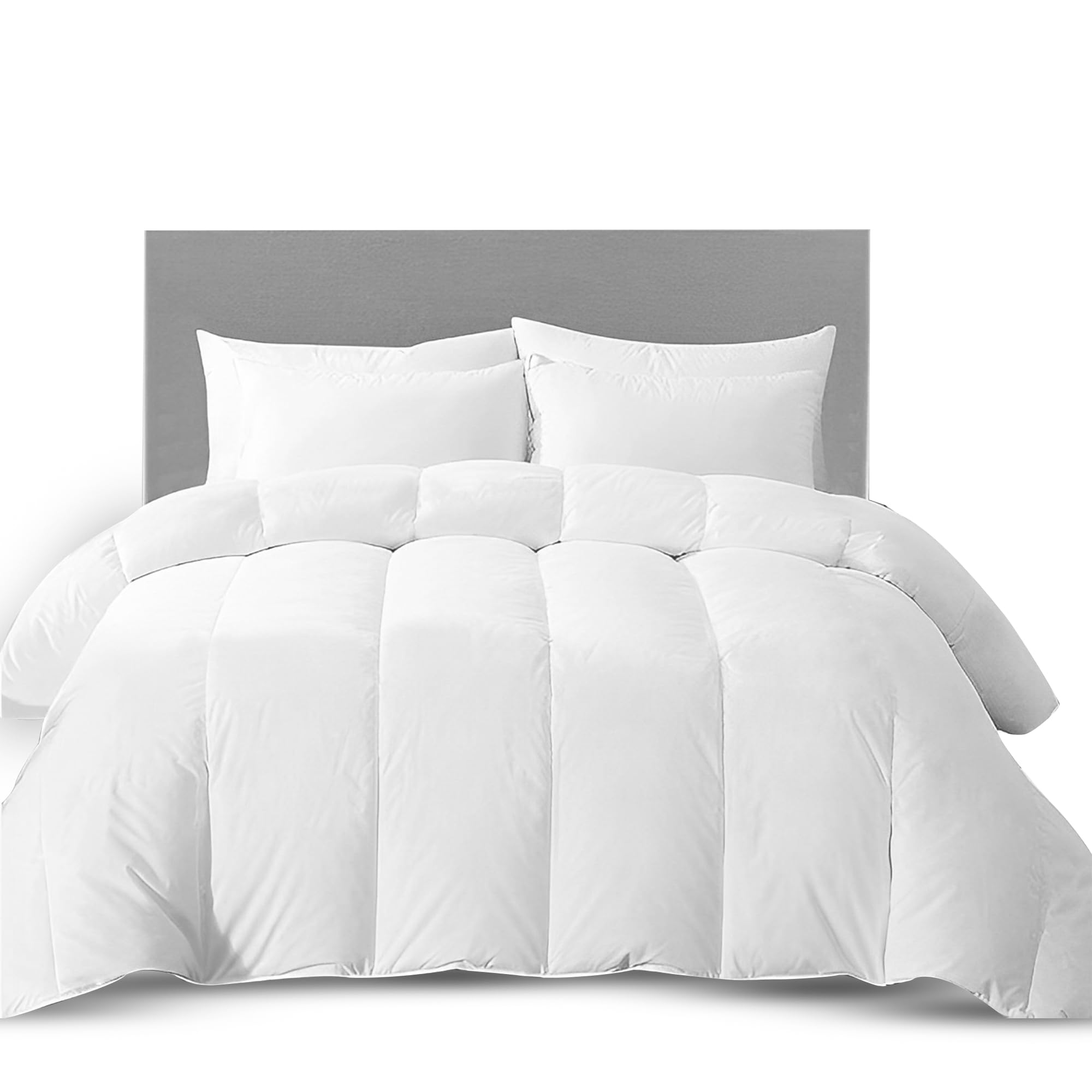 Kohsar Light Super King Duvet 260Cm X 220Cm - All Year Round Corovin Quilt 10.5 Tog Non Allergenic Hollowfibre Filling Super Soft - Anti Bacterial Ultra Corovin Polypropylene Cover Duvet
