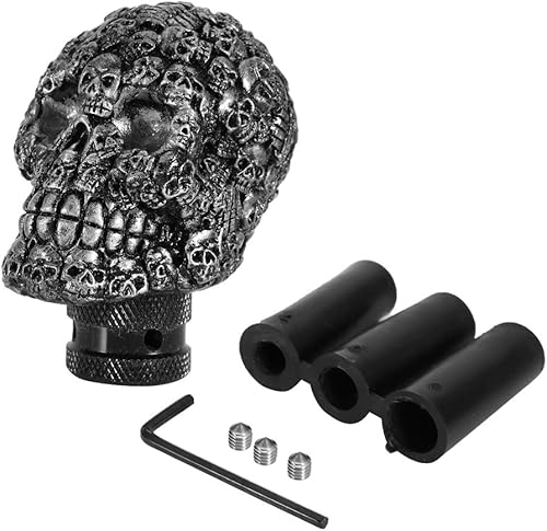 Fydun Pomo de palanca de cambios manual modificado para coche, palanca de cambios universal para automóviles, camiones y vehículos