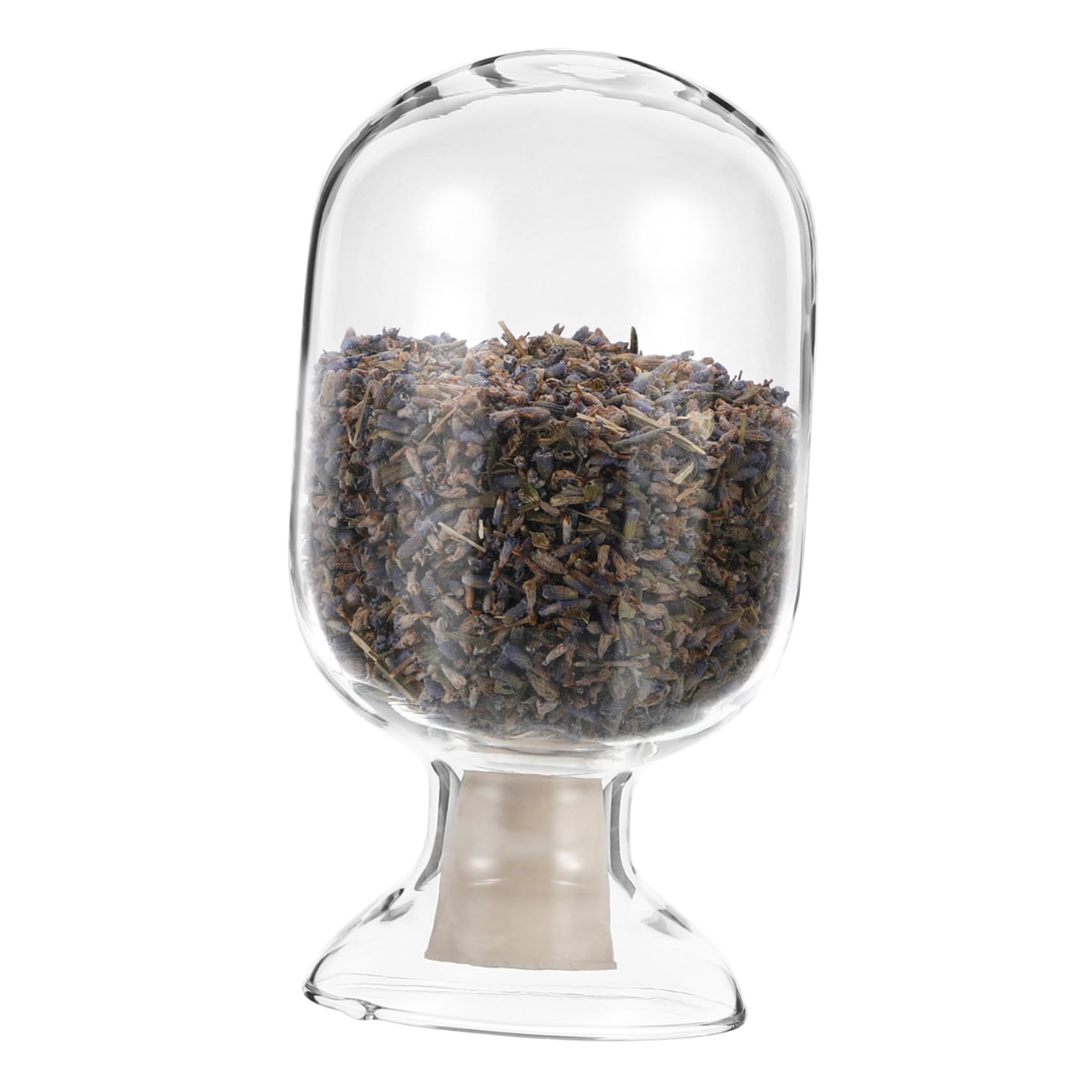 Alipis Transparent Round Glass Sample Bottle with Stopper for School Laboratory and Organizing Matches Easy to Use Reusable and Display for Your Collection