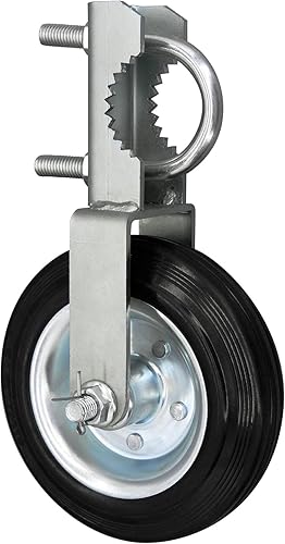 Miniatura 2 de ForoGore Rueda de puerta para puerta batiente de metal con marcos de puerta de 1-58 pulgadas a 2 pulgadas, rueda de puerta de valla resistente,