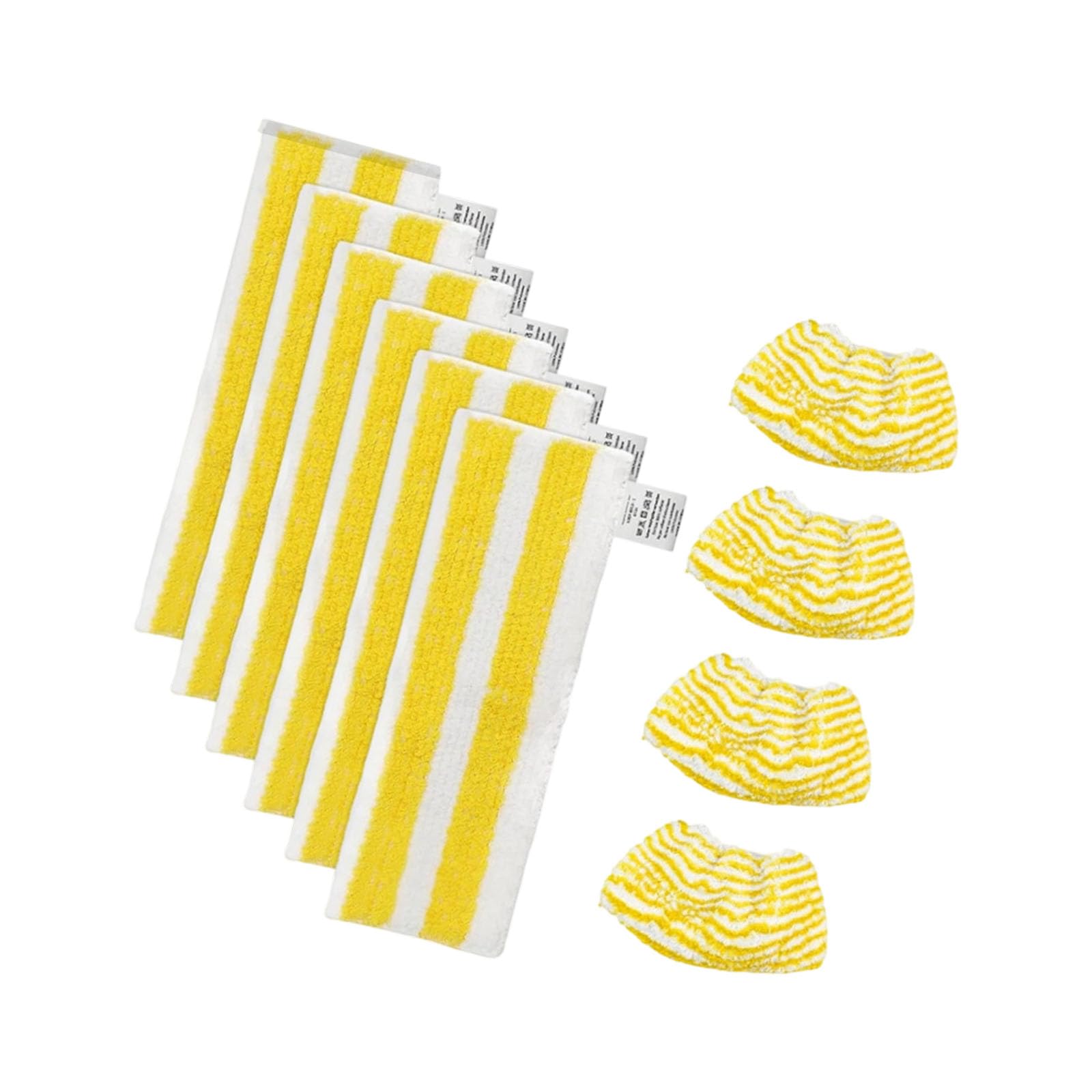 APGLSXY Pad Refill Set, White Microfiber Cloths for Floor Upkeep and Nozzle Wipe Down Tasks At Home Microfiber Pad Refill Cloth Floor Nozzle Wipe Home Care Accessory