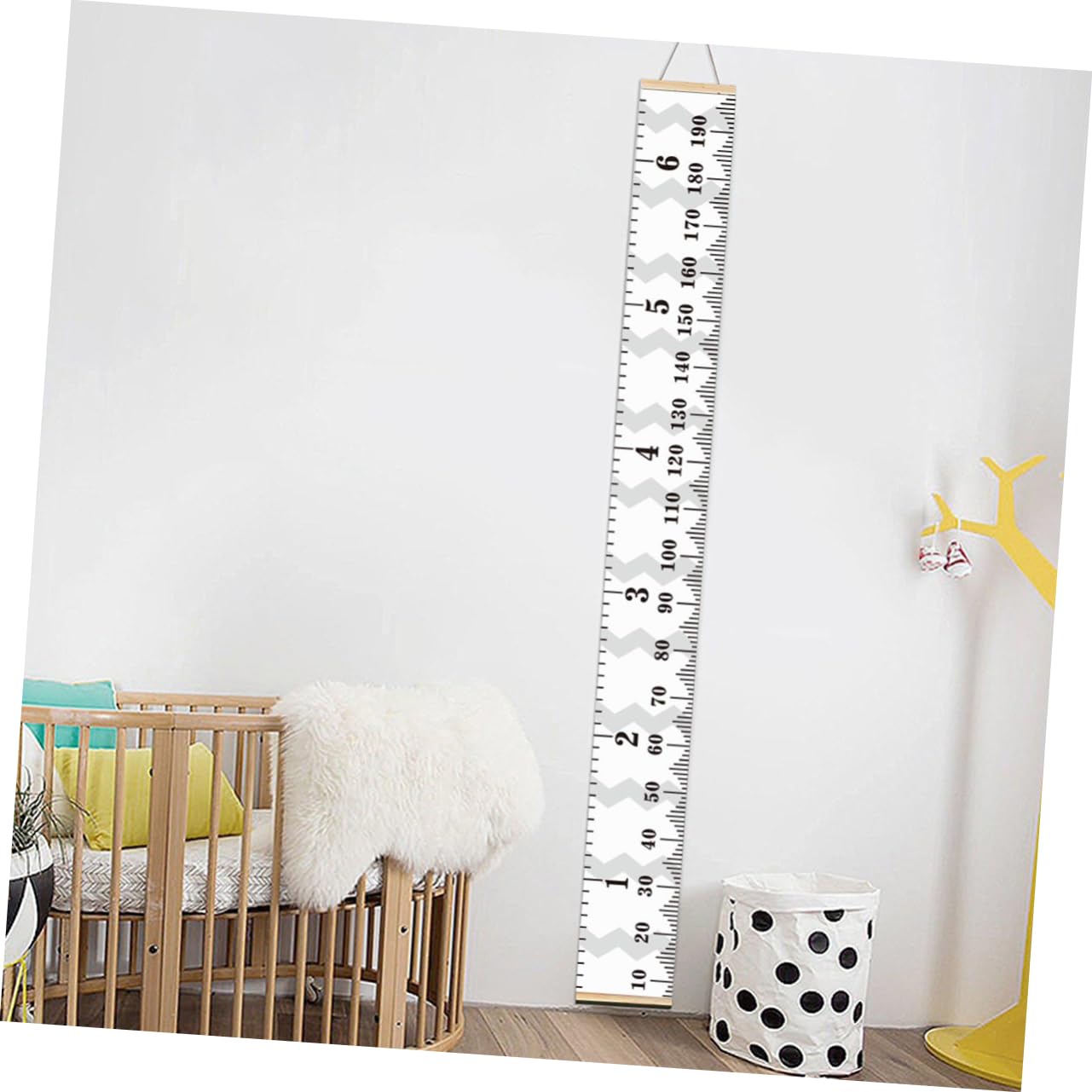 VICASKY Wooden Boys and Girls Measuring Chart Height Ruler for Boys and Girls Room Waterproof Promotes Intelligence Easy to Install Remove