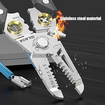 【Nala】Long slit all in one LAOA Needle Nose Pliers Electrician Pliers Wire Stripper