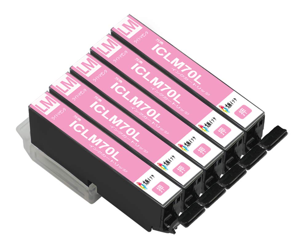 Amazon.co.jp: エプソン 用インクカートリッジ 70L 互換 IC6CL70L LM