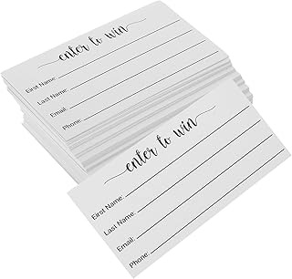 Raffle Tickets mit Preisvergabe 100 Stück Mehrweg Wahlkarten aus Papier mit Faltbarer für Firmenveranstaltungen und Beliebige Events