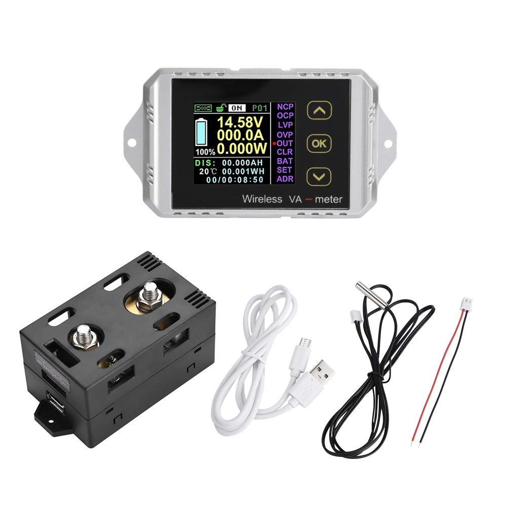 amiciSense DC 100A 120V Wireless Coulometer Battery Capacity Voltage Current Power Monitoring Device with Wireless Display Module (B09PVHDM9H) Amazon Price History, Amazon Price Tracker