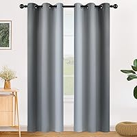 Vista 44 de SimpleHome Ombre Room Darkening Curtains 96 inches Length for Bedroom,Grommet Gradient Light Blocking Beige Gradient Window Curtains for Living