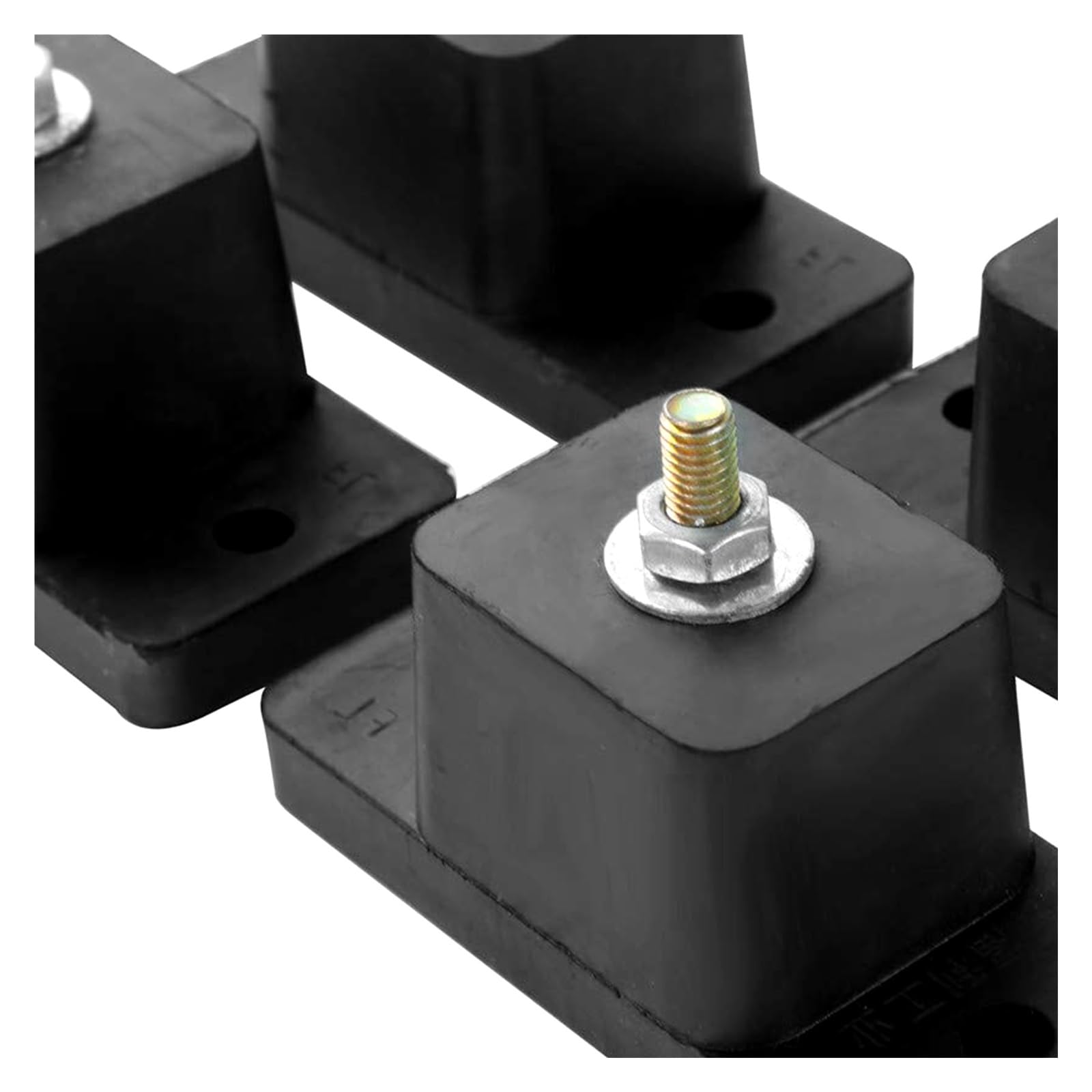 RYBVWNLB Air Conditioner Rubber Vibration Mounting Bracket Shock Absorbing Anti-Vibration Isolator Pads 4Pack