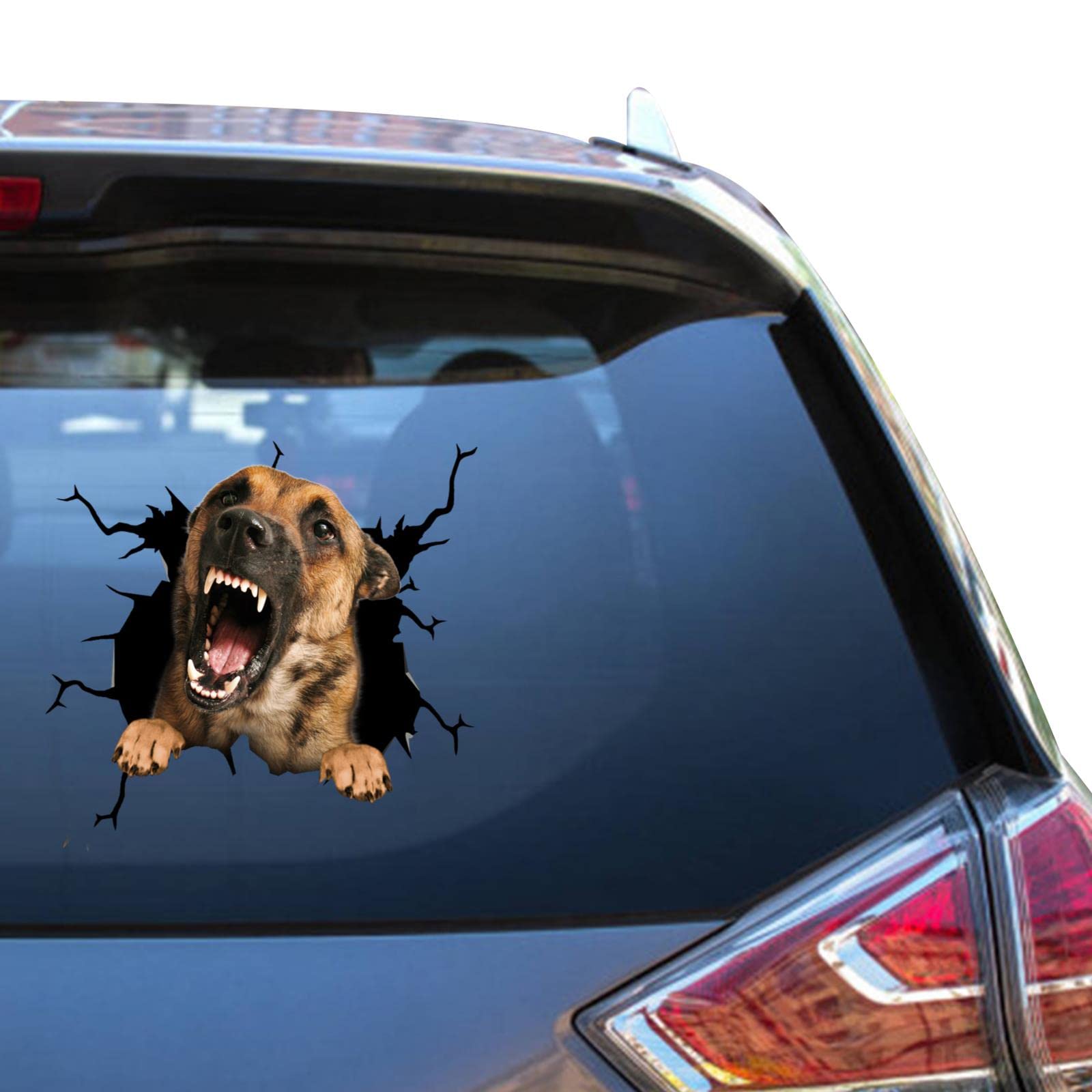 Belgian Malinois Window Sticker Belgian Malinois Gifts Love Die Cut Motorcycle Atickers for New Driver Bumber Windows Sticers