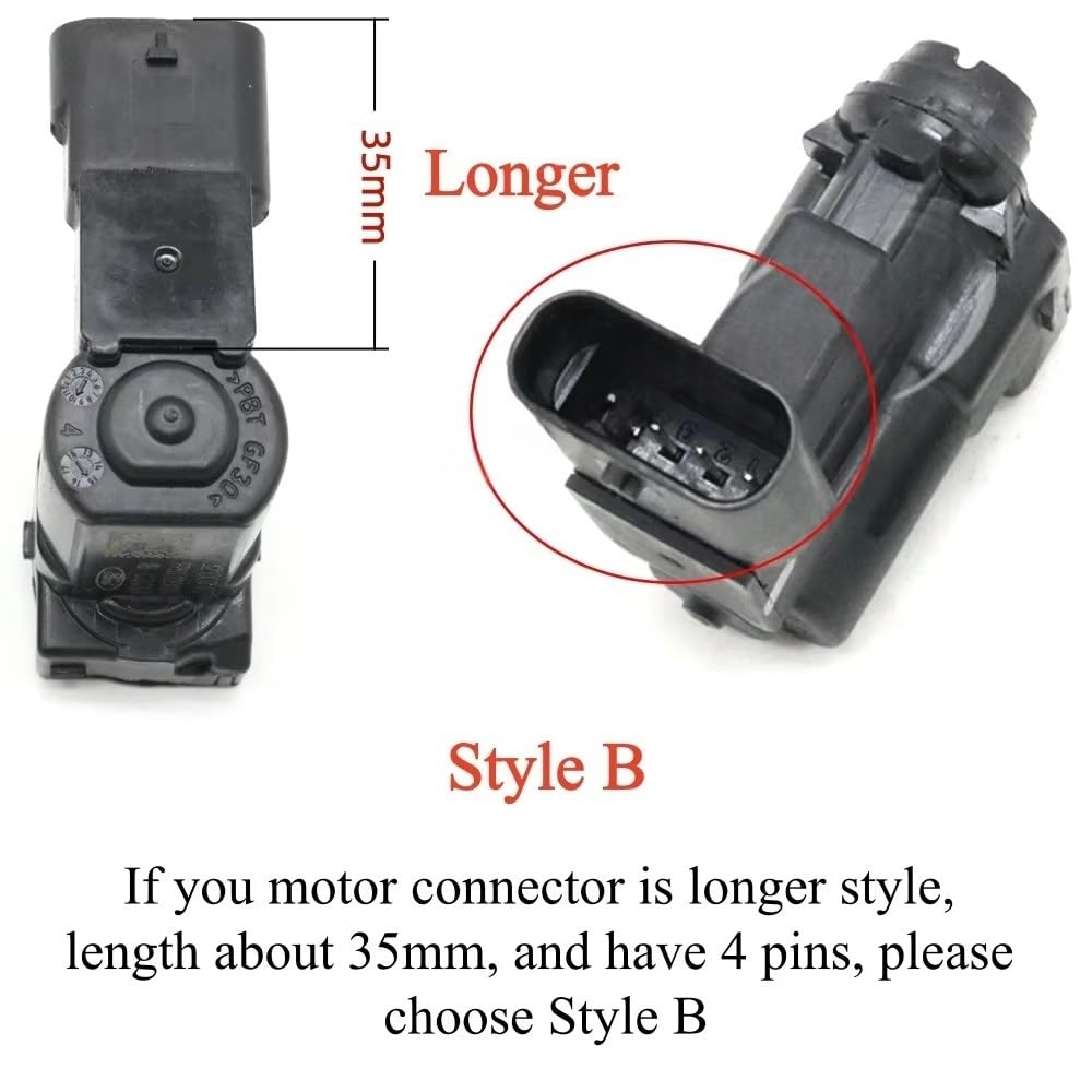 Tapón de aceite del motor Tapa De Pestillo Puerta Tanque Combustible Hebilla Rebote Solapa Control Bloqueo Actuador Motor Para Chrysler Para Pacifica 2018-2026(Style B (Longer))