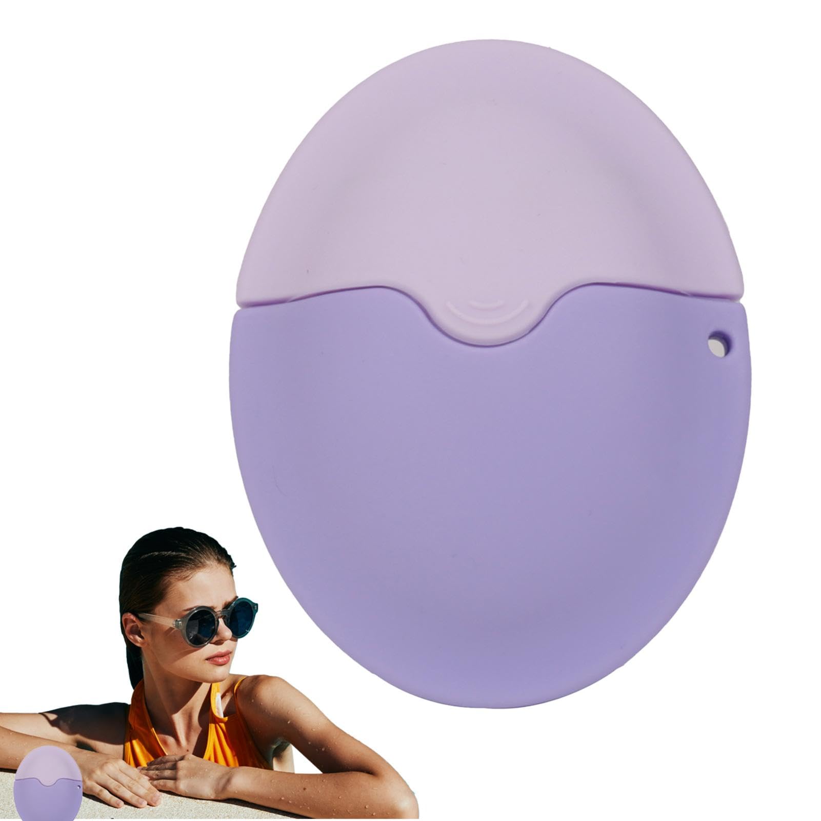 aplicador de loción para niños, aplicador de protector solar recargable - Rodillo contenedor de bloqueador solar reutilizable - Herramientas ligeras para aplicar protector solar y crema de manos