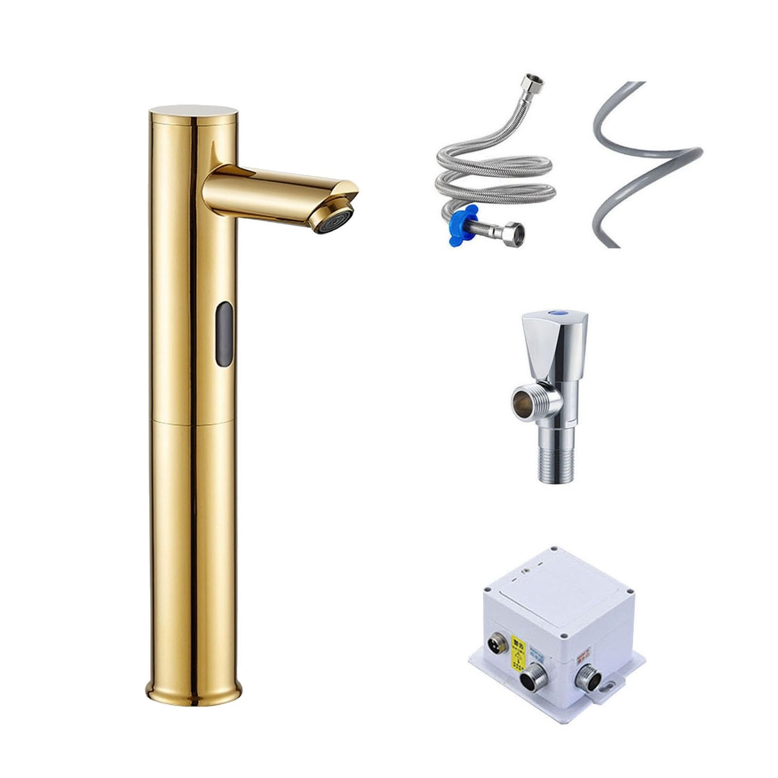 CSXSXAUO Automatic Touchless Bathroom Sink Faucet with Motion Sensor for Hands-Free Operation, Ideal Modern Tall Basins