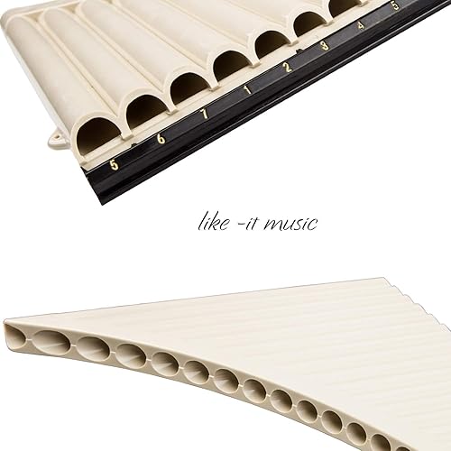 Miniatura 7 de Vangoa Kit de guitarra acústica eléctrica de 16 tubos y flauta para zurdos de tamaño completo