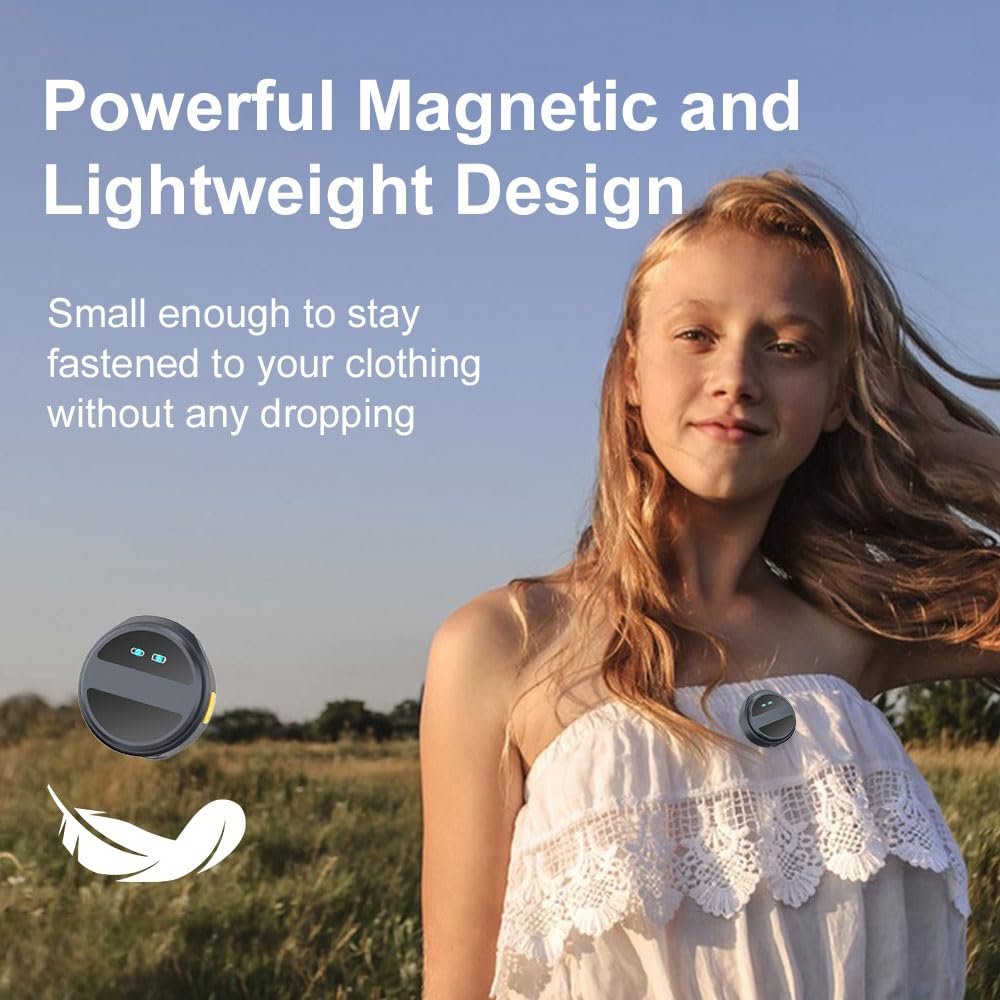 Pulgati Clip-on/Hanging Wireless Lavalier Lapel Microphone for iPhone, iPad, Android with Charging Case for Video Recording, YouTube. 3-Mode Noise Cancelation, 65ft Range. (Type-C Connection)